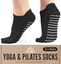 Load image into Gallery viewer, Womens 3 Pack Grip Socks Accessory