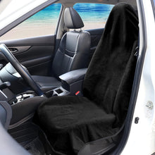 Load image into Gallery viewer, Leader Accessories Cloth Towel Front Seat Cover Black