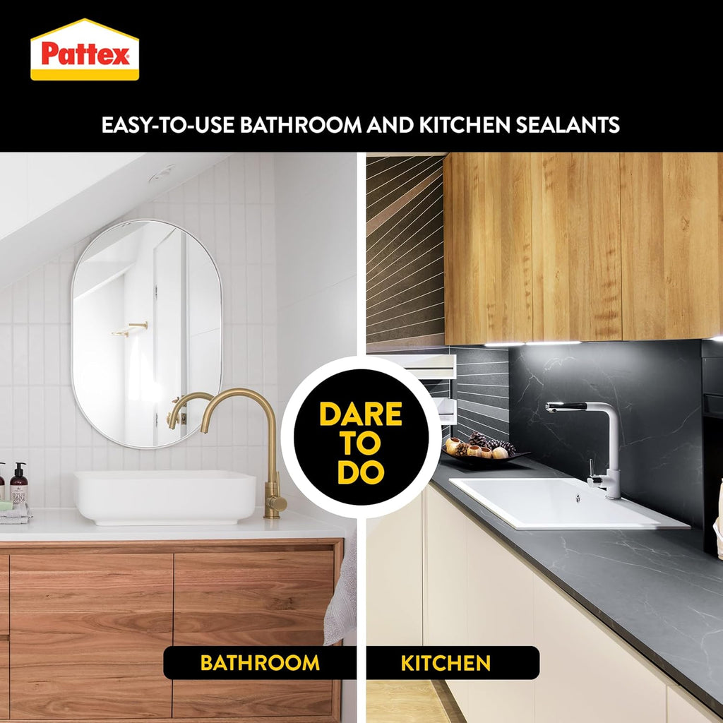 Pattex Sanitary Antimould Sealant for bathroom kitchen