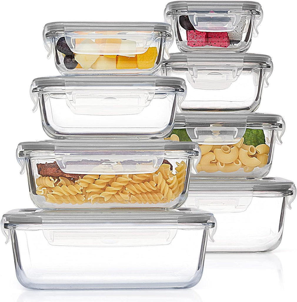 Vtopmart Glass Meal Prep Containers Leak Proof