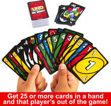 Load image into Gallery viewer, UNO Show em No Mercy Card Game for Kids Adults Family