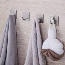 Load image into Gallery viewer, JS Heavy Duty Adhesive Hooks Stainless Steel Wall Hooks