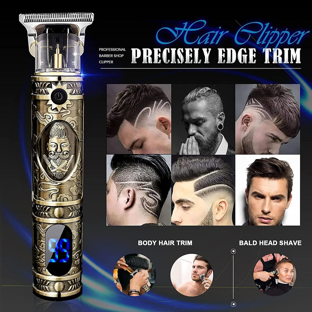 Cordless Hair Trimmer for Men Professional Grooming Kit