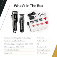 Load image into Gallery viewer, Wahl Professional Cordless Barber Combo Magic Clip