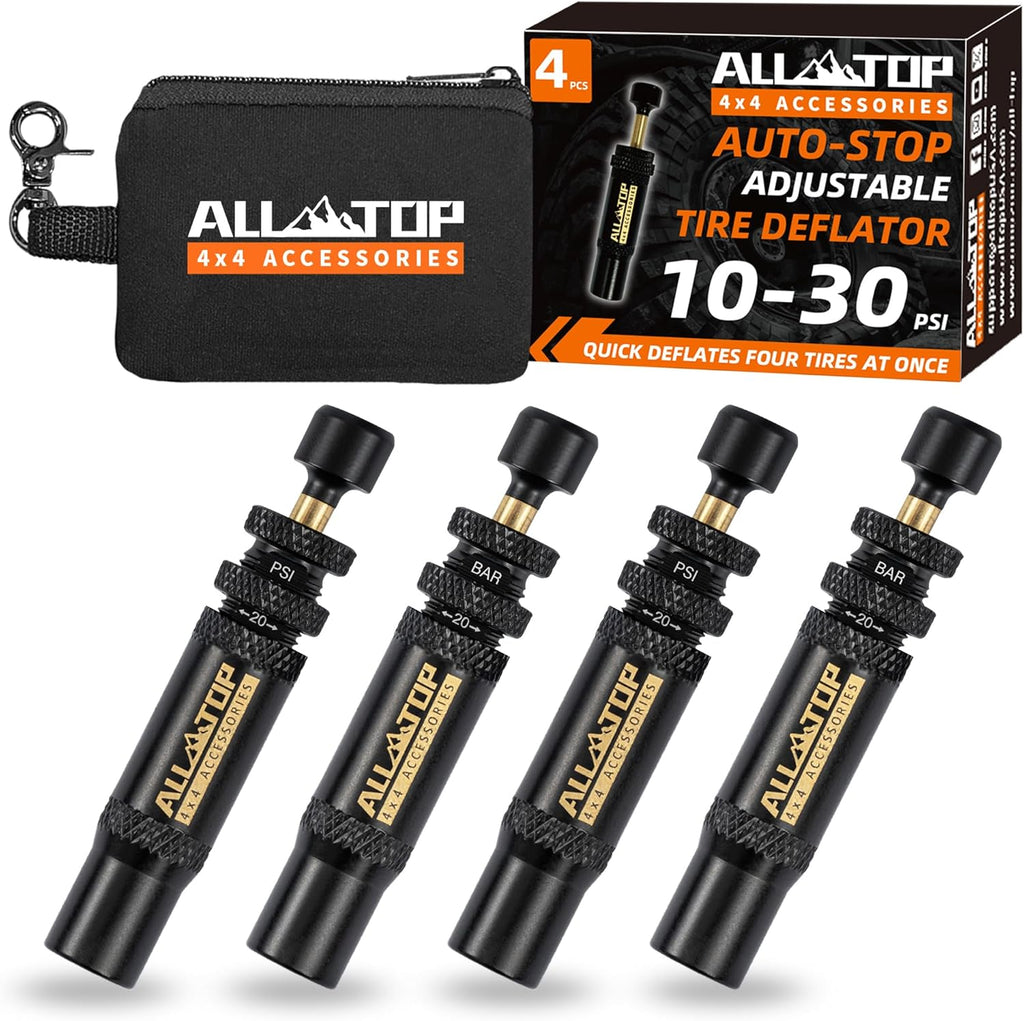 Adjustable Auto Stop Tire Deflator Valve Kit