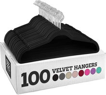 Load image into Gallery viewer, Non Slip Velvet Hangers Ultra Thin Space Saving Swivel Hook