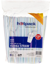 Load image into Gallery viewer, Extra Long Disposable Flexible Plastic Drinking Straws
