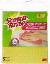 Load image into Gallery viewer, Scotch Brite Ultra Sponge Cloth 5pcs