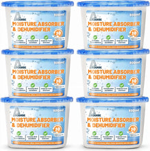 Load image into Gallery viewer, Moisture Absorbers Boxes 6 Pack Humidity Absorber Unscented