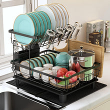 Load image into Gallery viewer, Majalis Dish Drainer Rack Stainless Steel