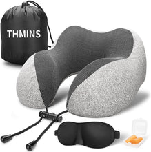 Load image into Gallery viewer, Travel Pillow for Sleeping Airplane Neck Pillow Kit