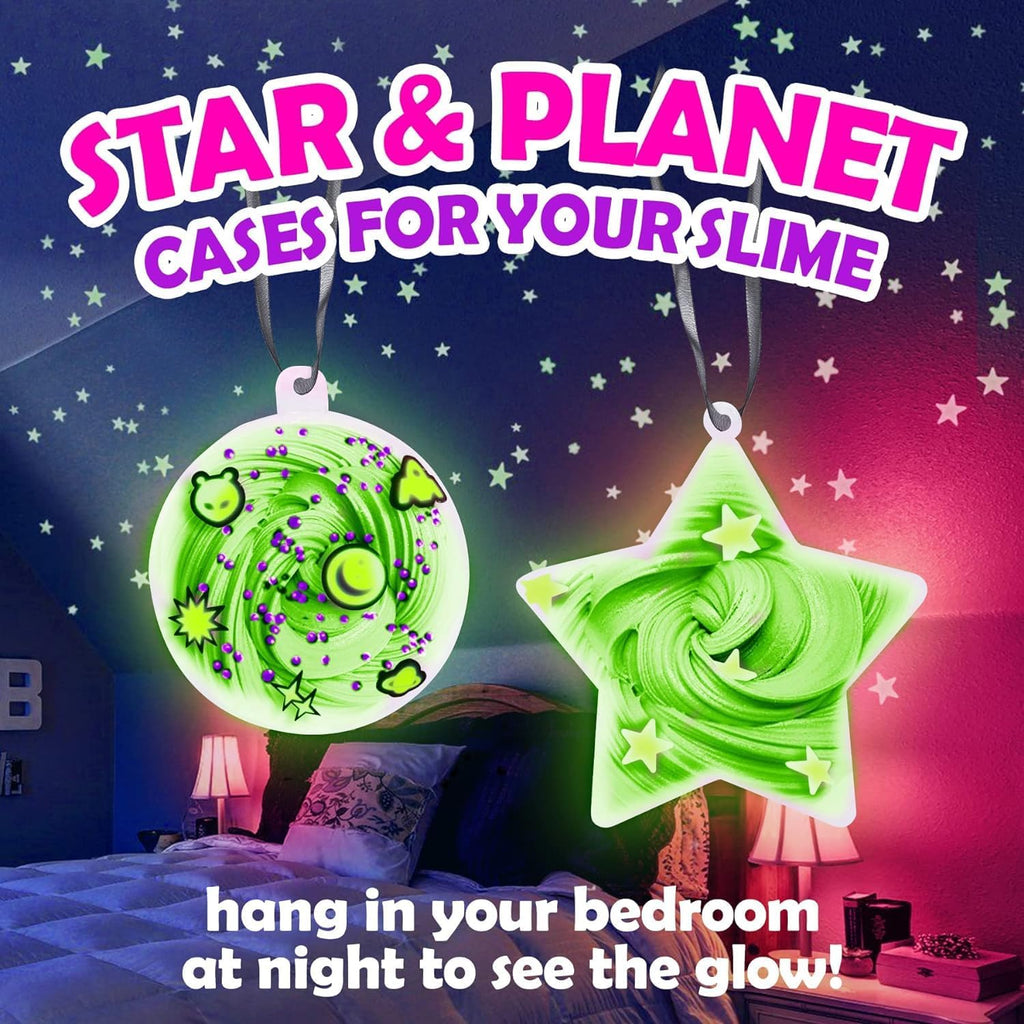 Galaxy Slime Kit Glow in Dark Slime Making Kits for Kids