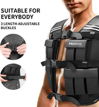 Load image into Gallery viewer, Adjustable Weighted Vest for Men Women Running Strength Training