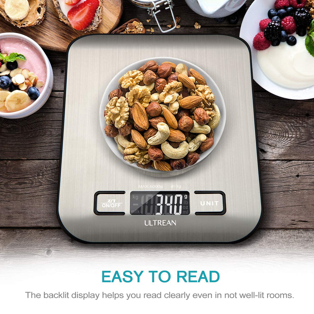 Digital Food Scale High Precision Kitchen Scale Measures Grams Ounces