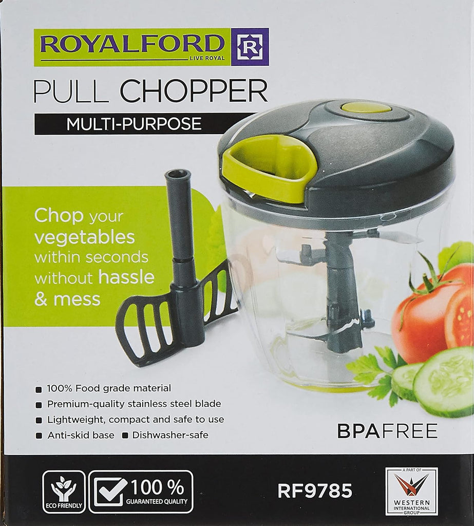 Royalford Pull Chopper 5 Blade Multi Colour