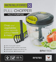 Load image into Gallery viewer, Royalford Pull Chopper 5 Blade Multi Colour