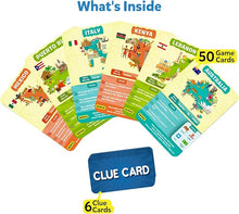 Load image into Gallery viewer, Guess in 10 Countries of the World Card Game for Kids