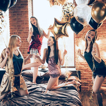 Load image into Gallery viewer, Black Gold Balloon Kit Party Decoration Set