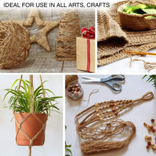Load image into Gallery viewer, Natural Jute Twine Garden String Brown Twine for Decoration