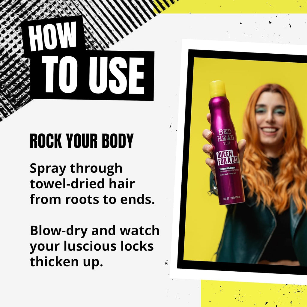 TIGI Queen For A Day Volume Spray For Fine Hair
