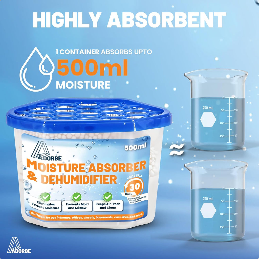 Moisture Absorbers Boxes 6 Pack Humidity Absorber Unscented