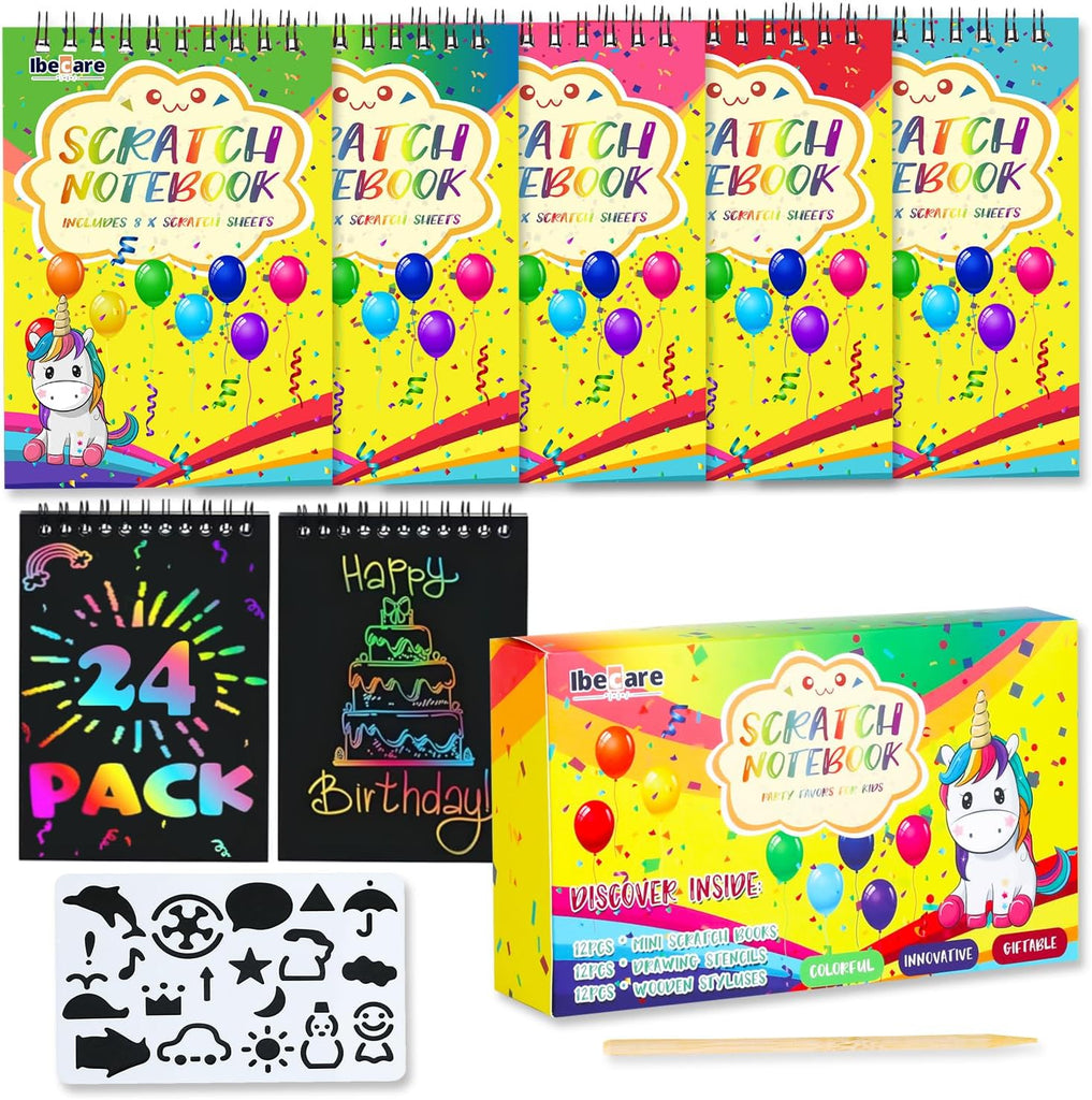 Scratch Book Party Favors For Kids Birthday Giveaways