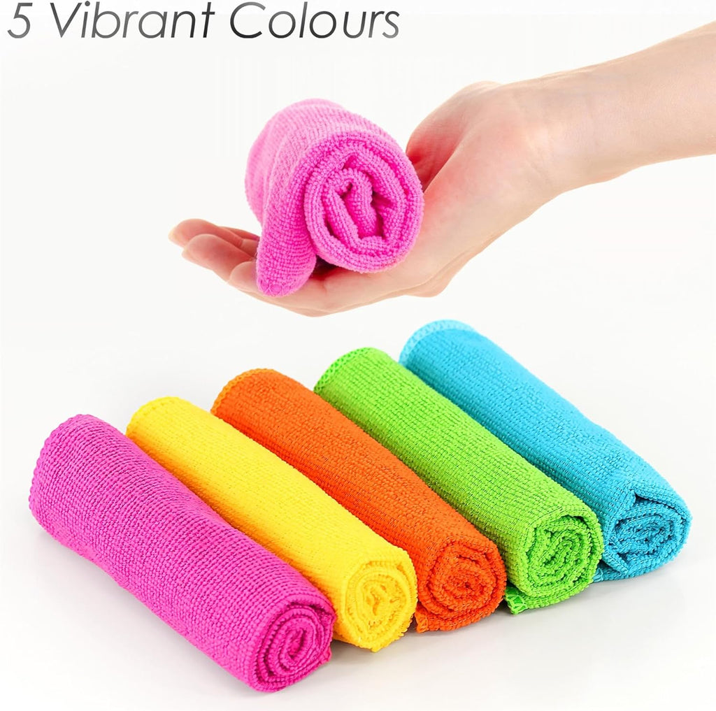 MTS Microfibre Cleaning Cloths Dusters Towels Multi