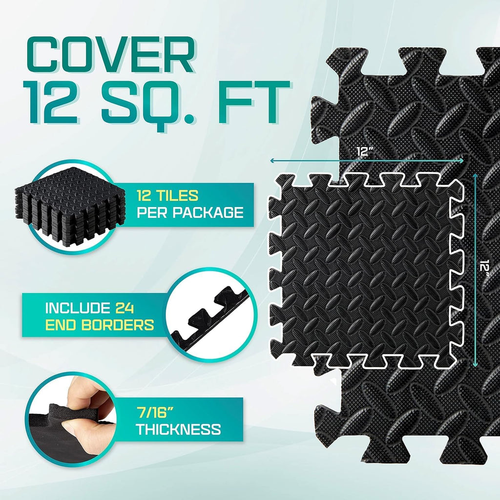 Interlocking Foam Mats for Gym Exercise Eva Floor Tiles