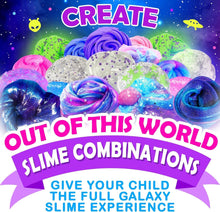 Load image into Gallery viewer, Galaxy Slime Kit Glow in Dark Slime Making Kits for Kids