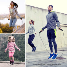 Load image into Gallery viewer, Tangle Free Jump Rope with Ball Bearings Adjustable Steel Cable