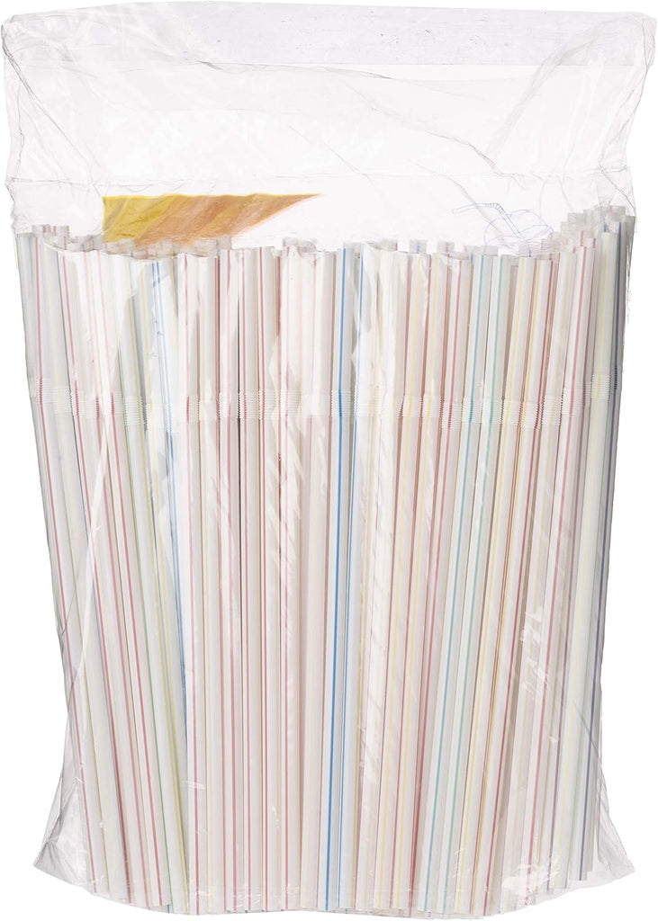 Extra Long Disposable Flexible Plastic Drinking Straws