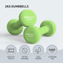 Load image into Gallery viewer, PROIRON Neoprene Dumbbells Weights Exercise Fitness