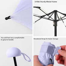 Load image into Gallery viewer, Mini Travel Umbrella With Case Small Compact UV Protection