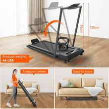 Load image into Gallery viewer, BEAPHIE 2 in1 Foldable Under Desk Treadmill Walking Pad