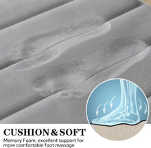 Load image into Gallery viewer, Bathroom Rug Set Memory Foam Non Slip Absorbent Machine Washable Grey