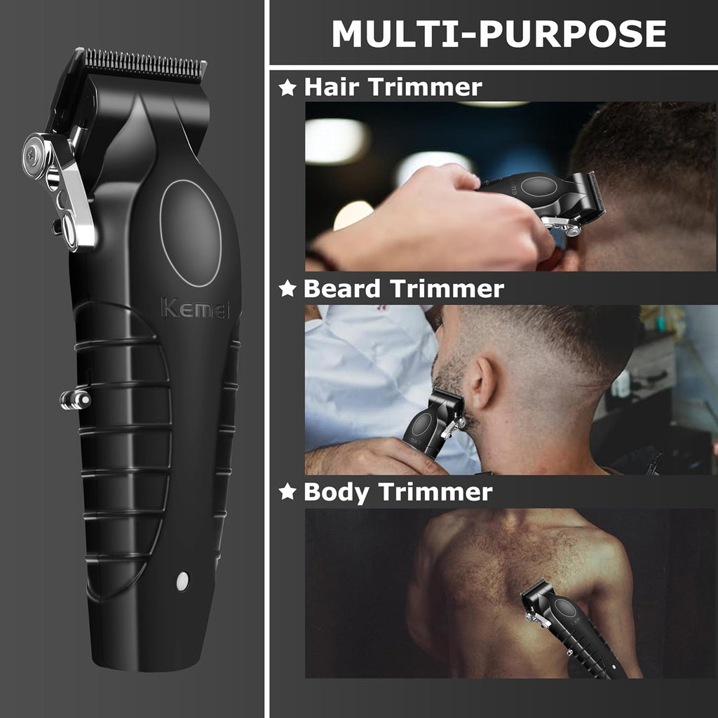 KEMEI Professional Hair Clippers for Men Cordless Hair Cutting