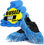 Disposable Non Slip Shoe Covers Indoors Waterproof Blue