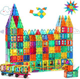 Magnetic Tiles 100 PCS with Cars STEM Educational Magnet Building Toys