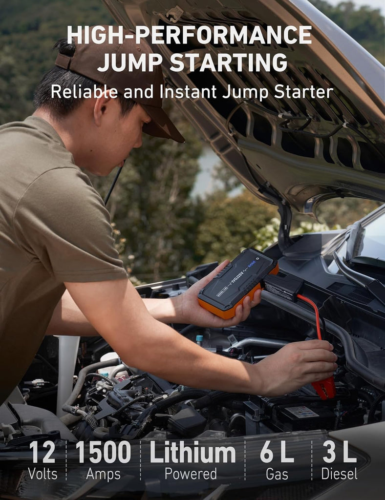 AstroAI Car Battery Booster Jump Starter Power Pack