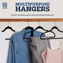 Load image into Gallery viewer, Non Slip Velvet Hangers Ultra Thin Space Saving Swivel Hook