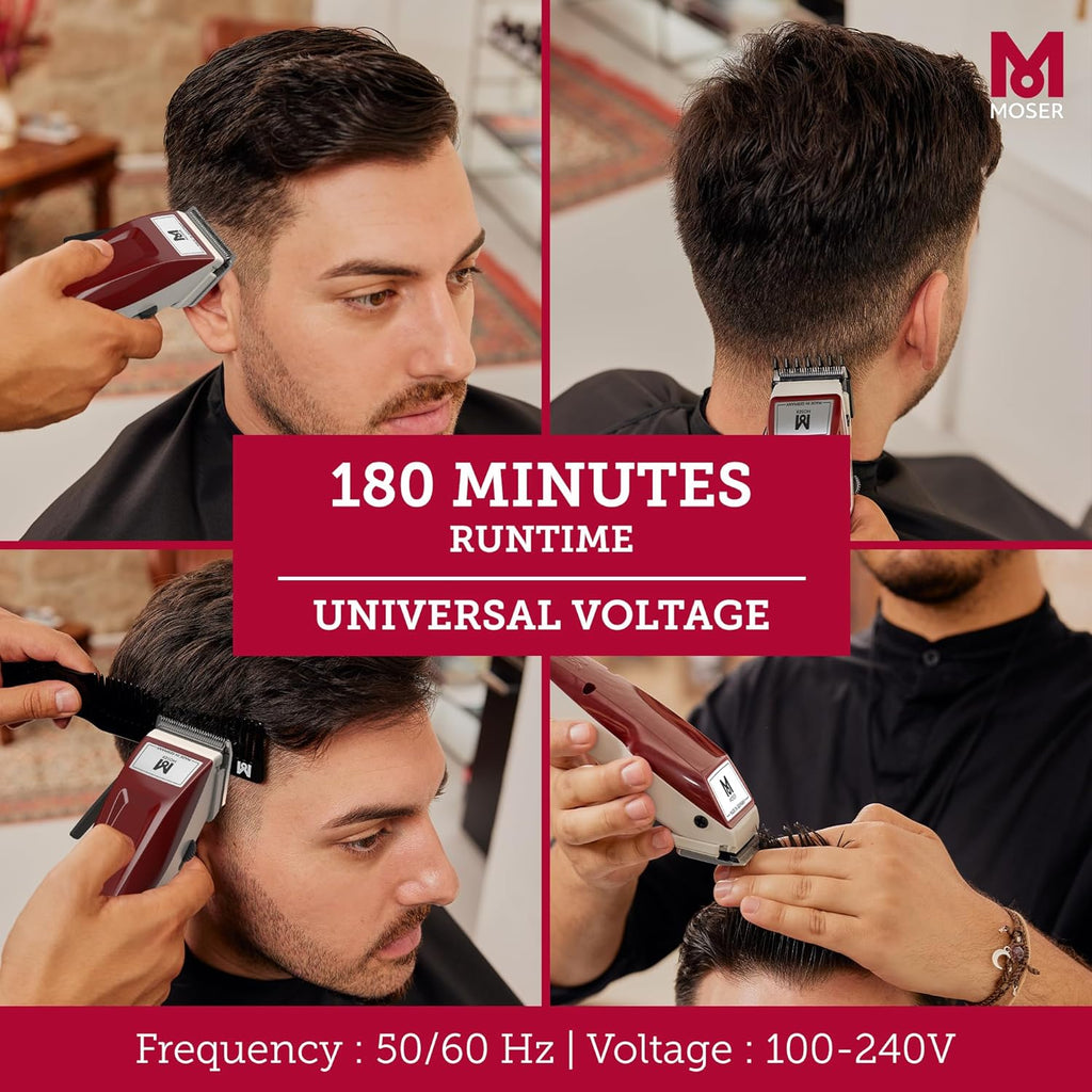 Moser Cordless Professional Hair Clipper for Men Made in Germany