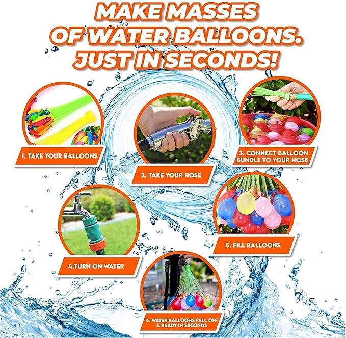 Water Balloons Bunch Inflatable Latex Toy Party Decoration