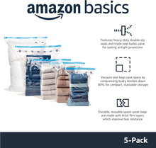 Load image into Gallery viewer, Amazon Basics Vacuum Compression Storage Bags Large