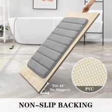 Load image into Gallery viewer, Bathroom Rug Set Memory Foam Non Slip Absorbent Machine Washable Grey