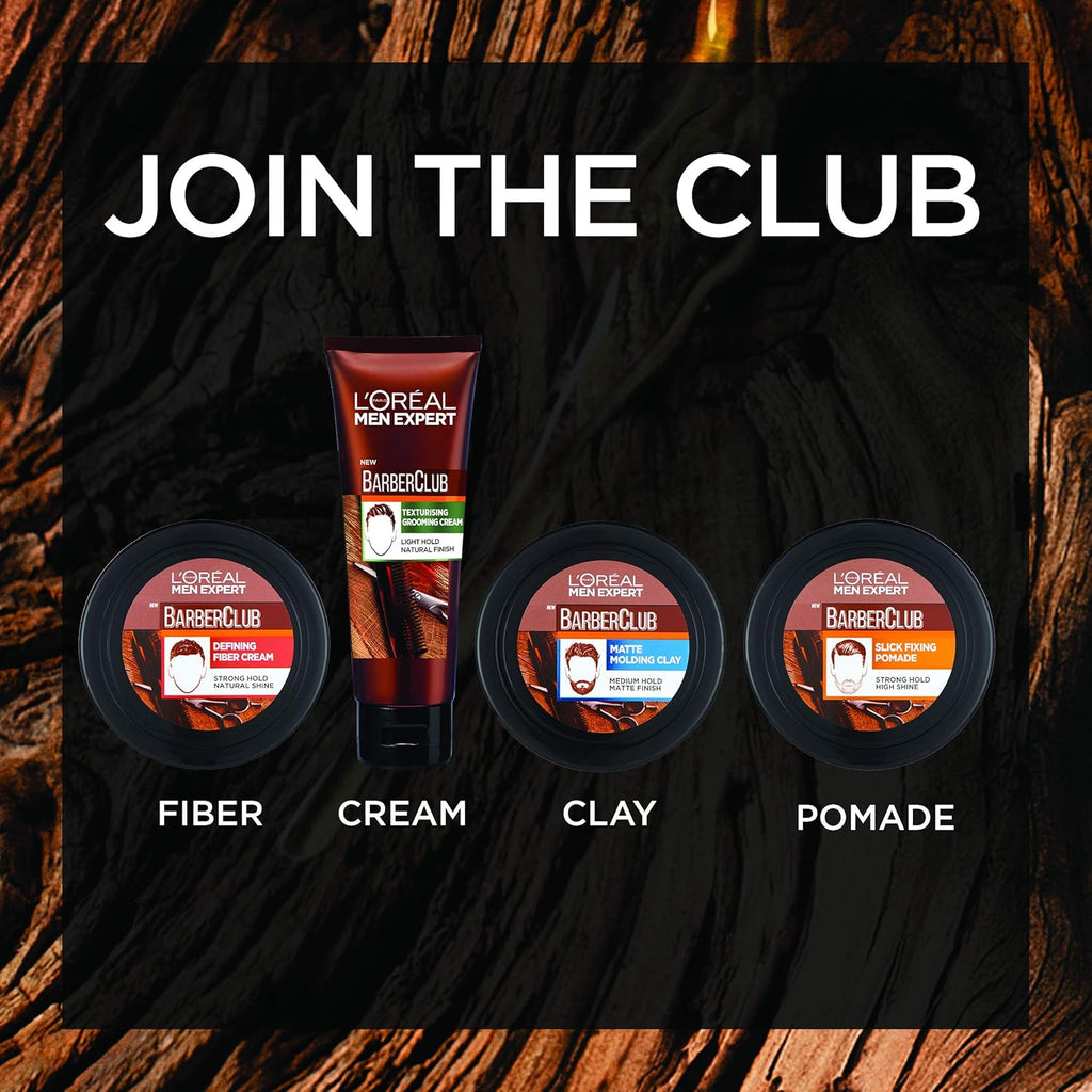 Loreal Paris Men Expert Matt Clay Barber Club Hair Styling