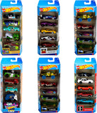Hot Wheels 1:64 Scale Die-Cast Toy Cars 5 Pack