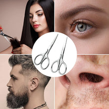 Load image into Gallery viewer, Eyebrow Scissors for Hair Eyebrows Nose Hair Beard