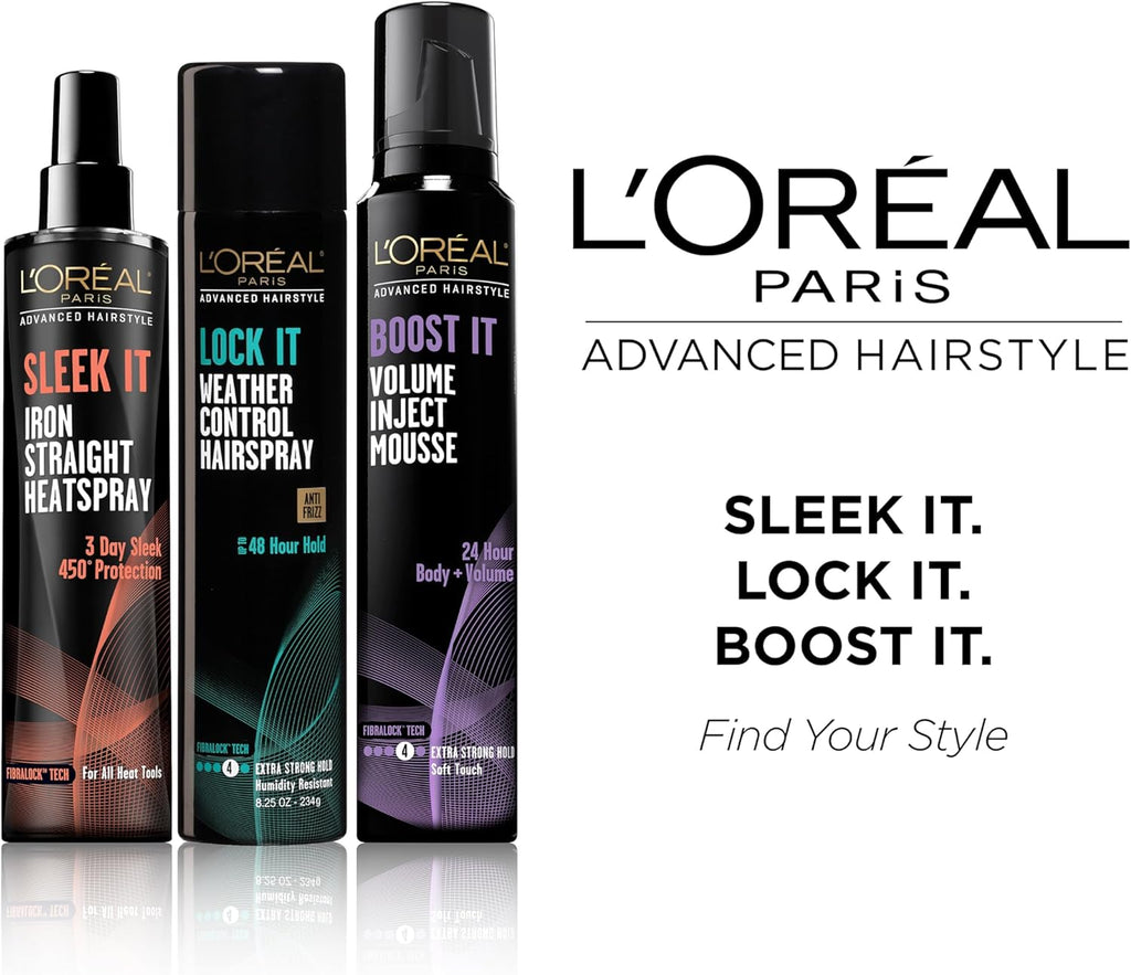 Loreal Paris Advanced Hairstyle Sleek It Iron Straight Spray