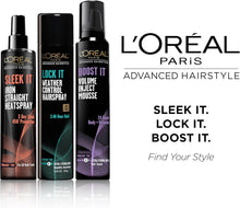 Load image into Gallery viewer, Loreal Paris Advanced Hairstyle Sleek It Iron Straight Spray