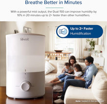 Load image into Gallery viewer, LEVOIT Humidifiers for Bedroom with Night Light Auto Off